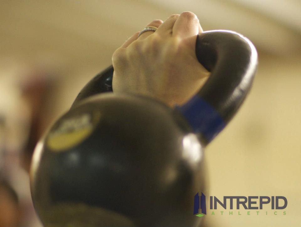 Kettlebell in hand